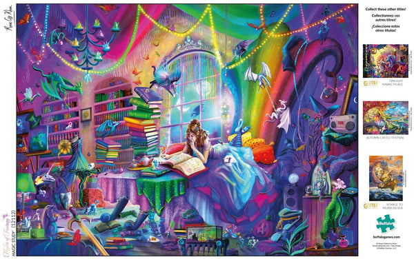 Buffalo Games - Flights of Fantasy - Magic Study - 1000 Piece Jigsaw Puzzle