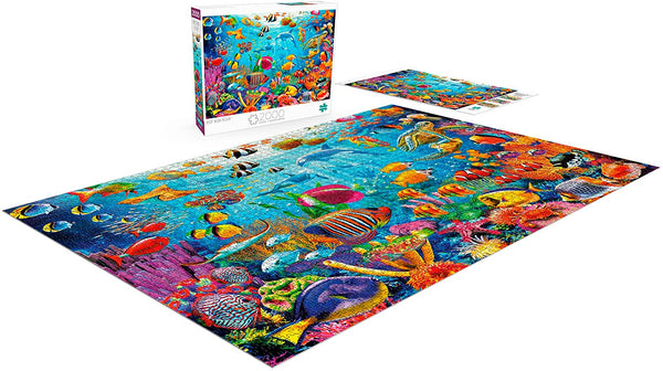 Buffalo Games - Reef Rush Hour - 2000 Piece Jigsaw Puzzle
