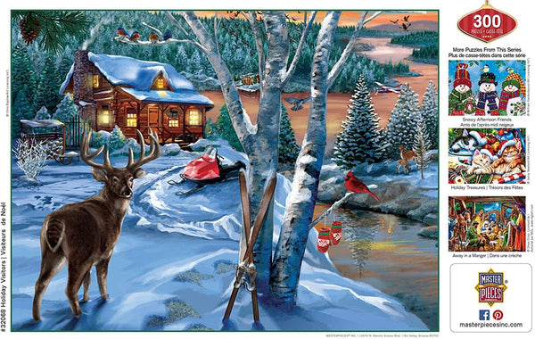 MasterPieces Holiday - Holiday Visitors 300-Piece EZ Grip Jigsaw Puzzle