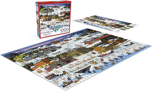 Buffalo Games - Charles Wysocki - Hickory Haven Canal - 1000 Piece Jigsaw Puzzle