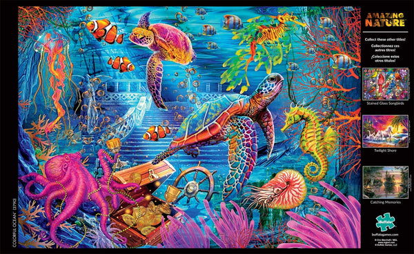 Buffalo Games - Colorful Ocean - 500 Piece Jigsaw Puzzle