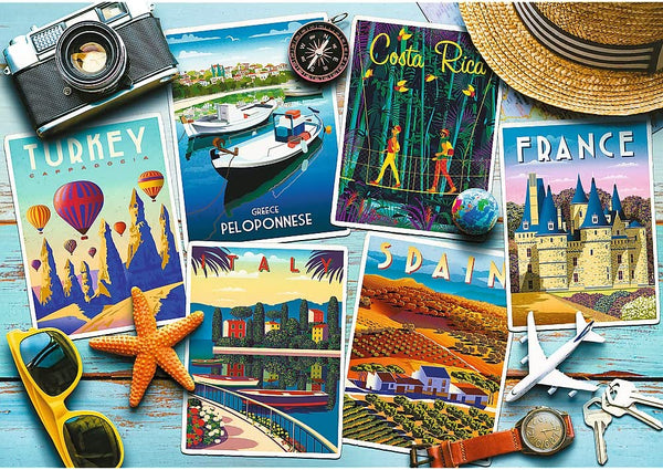 Trefl - Holiday Postcards Jigsaw Puzzle (1000 Pieces)