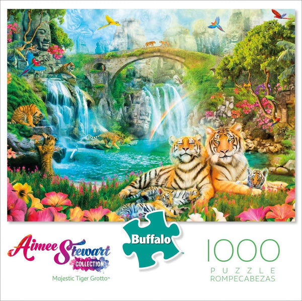 Buffalo Games - Aimee Stewart - Majestic Tiger Grotto - 1000Piece Jigsaw Puzzle