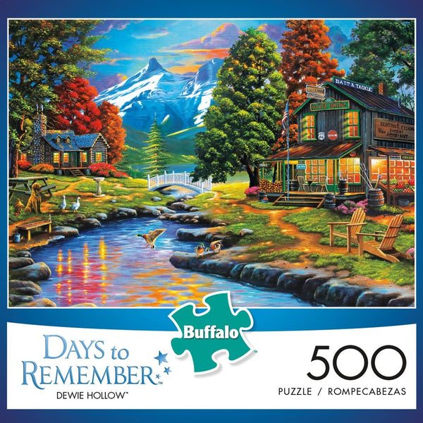 Buffalo Games Dewie Hollow Jigsaw Puzzle from The Days to Remember Collection (500 Pieces)
