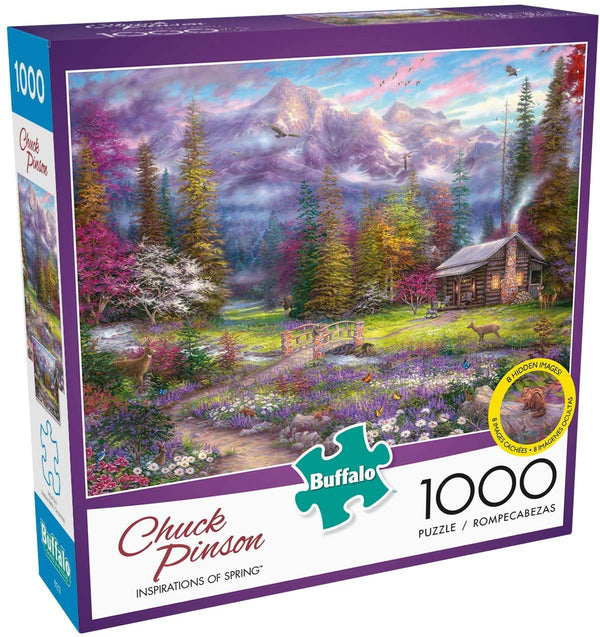 Buffalo Games - Chuck Pinson Escapes - Inspirations of Spring - 1000 Piece Jigsaw Puzzle
