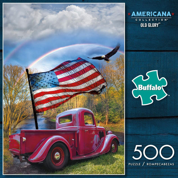 Buffalo Games - Americana Collection - Old Glory - 500 Piece Jigsaw Puzzle