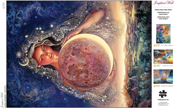 Buffalo Games - Josephine Wall - Moon Goddess (Glitter Edition) - 1000 Piece Jigsaw Puzzle