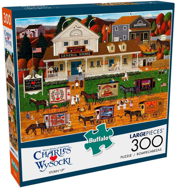 Buffalo Games - Charles Wysocki - Storin Up - 300 Large Piece Jigsaw Puzzle