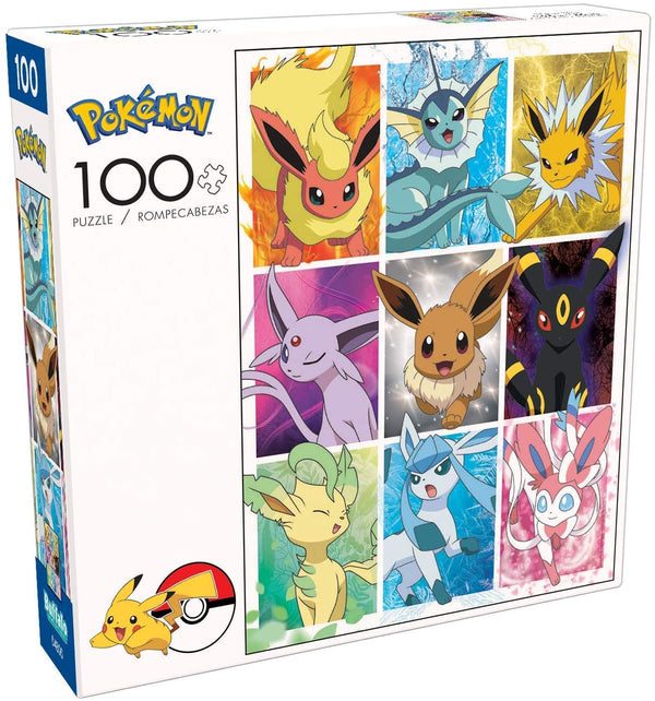Buffalo Games - Pokemon - Eevee's Elements - 100 Piece Jigsaw Puzzle