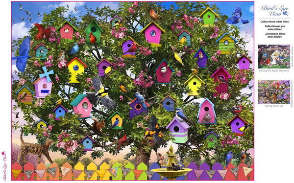 Buffalo Games - Bird's Eye View Collection - Bird Hotel - 1000 Piece Jigsaw Puzzle