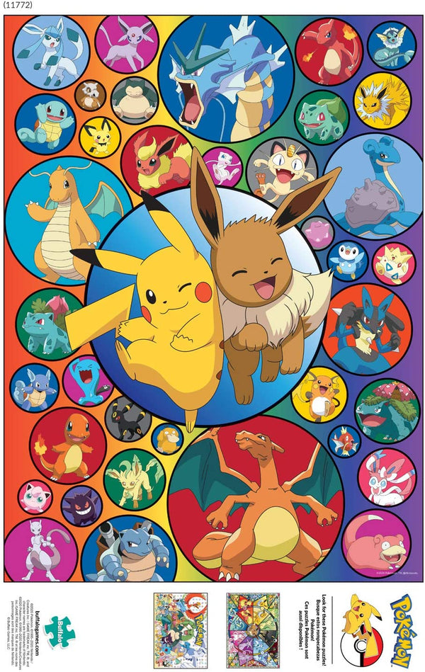 Buffalo Games - Pokemon - Pokemon Bubbles - 1000 Piece Jigsaw Puzzle