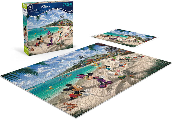 Ceaco - Thomas Kinkade - Disney - Mickey & Minnie in Florida - 750 Piece Jigsaw Puzzle
