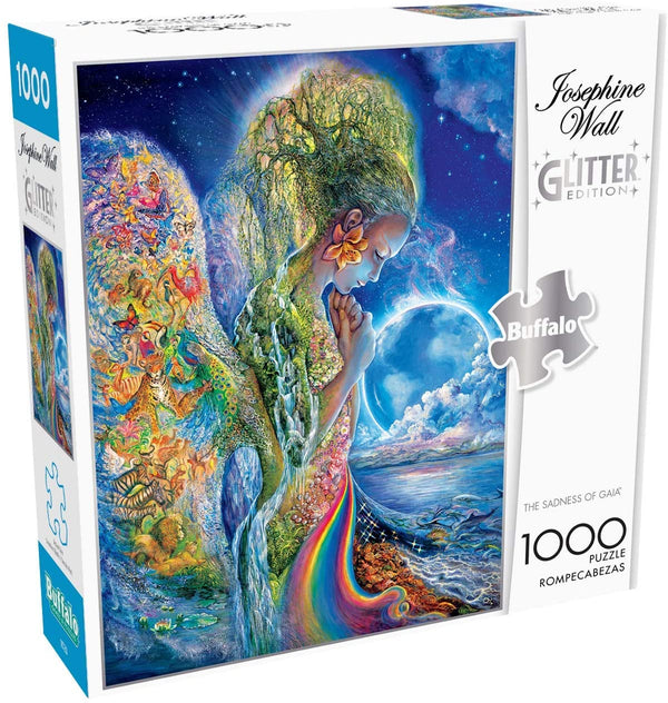 Buffalo Games - Josephine Wall - The Sadness of Gaia - Glitter Edition - 1000 Piece Jigsaw Puzzle