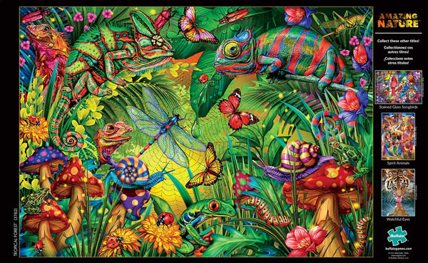 Buffalo Games - Amazing Nature Collection - Tropical Forest - 500 Piece Jigsaw Puzzle