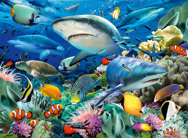 Ravensburger Reef of The Sharks Puzzle 100pc