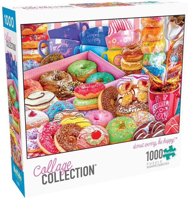 Buffalo Games - Donut Worry, Be Happy! - 1000 Piece Jigsaw Puzzle