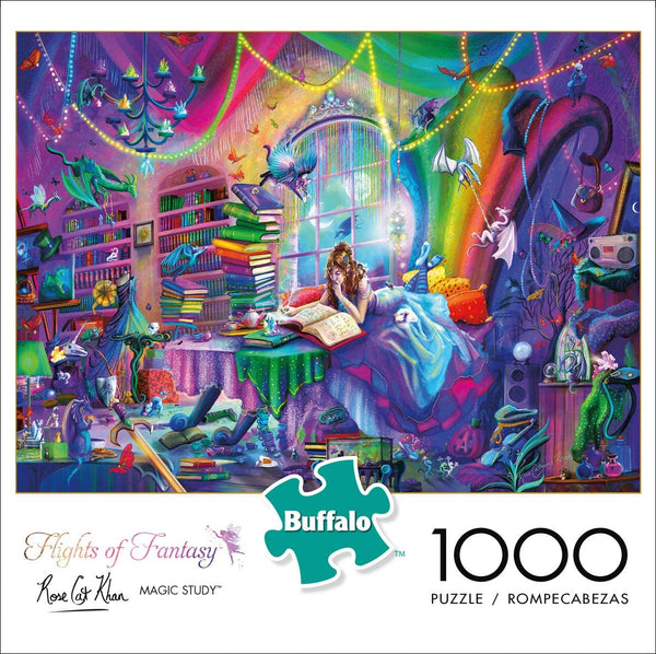 Buffalo Games - Flights of Fantasy - Magic Study - 1000 Piece Jigsaw Puzzle