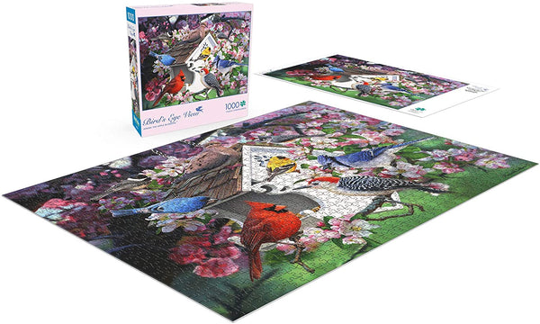 Buffalo Games - Birds Eye View Collection - Among The Apple Blossoms - 1000Piece Jigsaw Puzzle