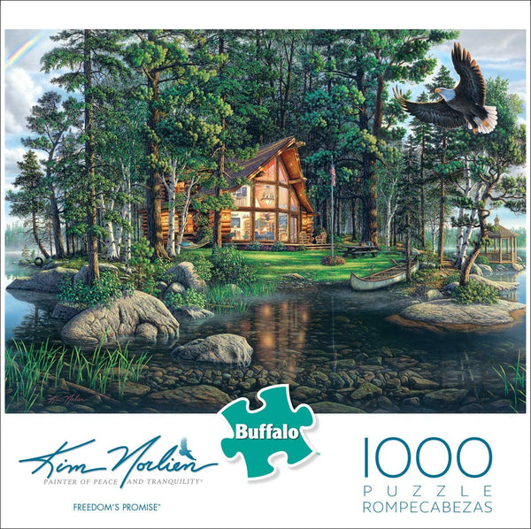Buffalo Games Freedom's Promise by Kim Norlien Jigsaw Puzzle (1000 Piece)