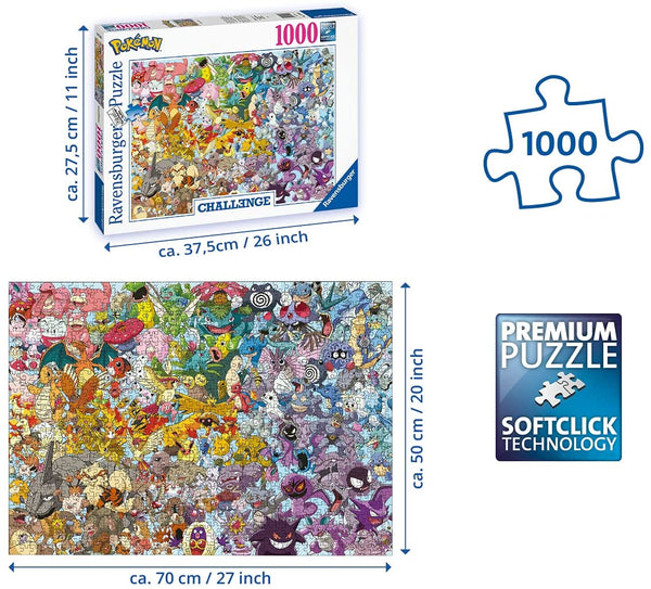 Ravensburger - Pokemon Challenge Jigsaw Puzzle (1000 Pieces)
