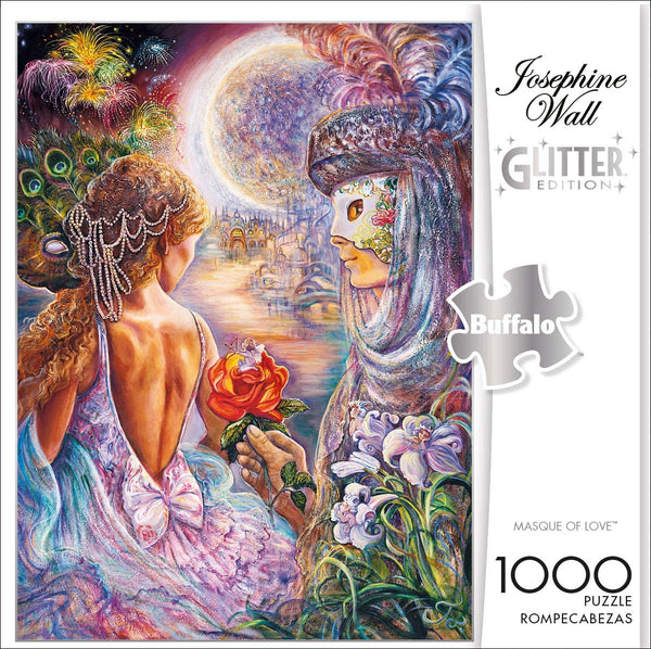 Buffalo Games - Josephine Wall - Masque of Love - Glitter Edition - 1000 Piece Jigsaw Puzzle