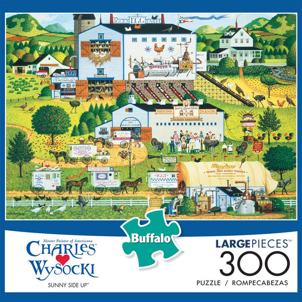 Buffalo Games - Charles Wysocki - Sunny Side Up - 300 Large Piece Jigsaw Puzzle