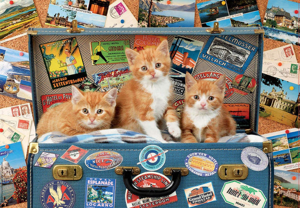 Educa - Travelling Kittens Jigsaw Puzzle (200 Pieces)