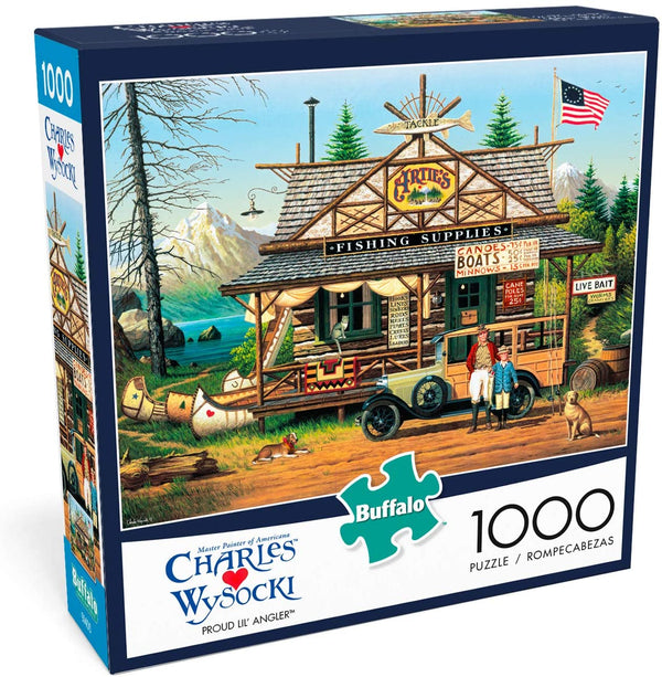 Buffalo Games - Charles Wysocki - Proud Lil' Angler - 1000 Piece Jigsaw Puzzle