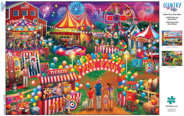 Buffalo Games - Country Life Collection - Country Fair - 1000 Piece Jigsaw Puzzle
