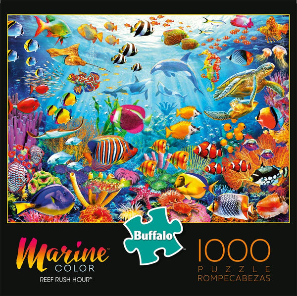 Buffalo Games - Reef Rush Hour - 1000 Piece Jigsaw Puzzle