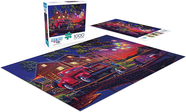Buffalo Games - Geno Peoples - Classic Summer Night - 1000 Piece Jigsaw Puzzle