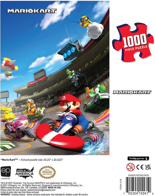 USAOpoly - Super Mario Kart Jigsaw Puzzle (1000 Pieces)
