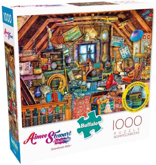 Buffalo Games - Aimee Stewart - Grandma's Attic - 1000 Piece Jigsaw Puzzle