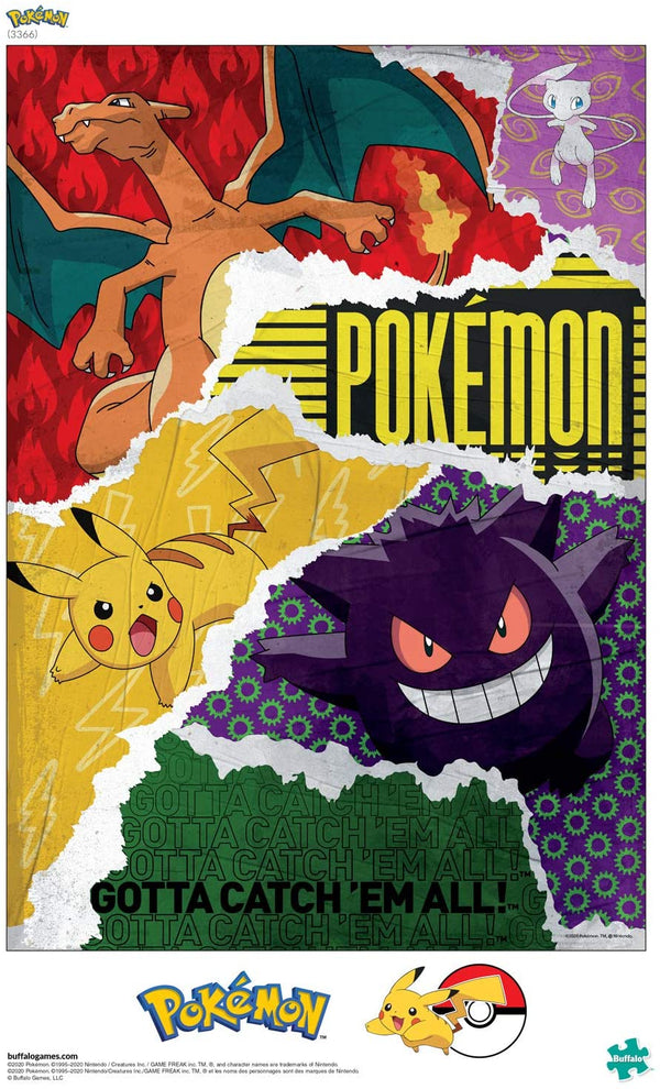 Buffalo Games - Pokemon - Urban Grit - 500 Piece Jigsaw Puzzle