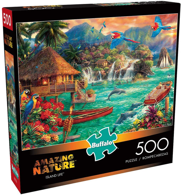 Buffalo Games - Island Life - 500 Piece Jigsaw Puzzle