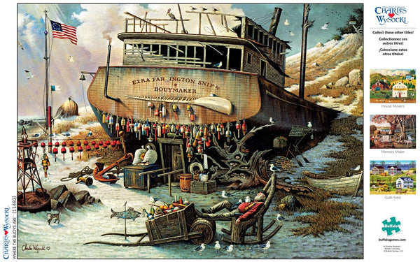 Buffalo Games - Charles Wysocki - Where The Buoys are - 1000 Piece Jigsaw Puzzle