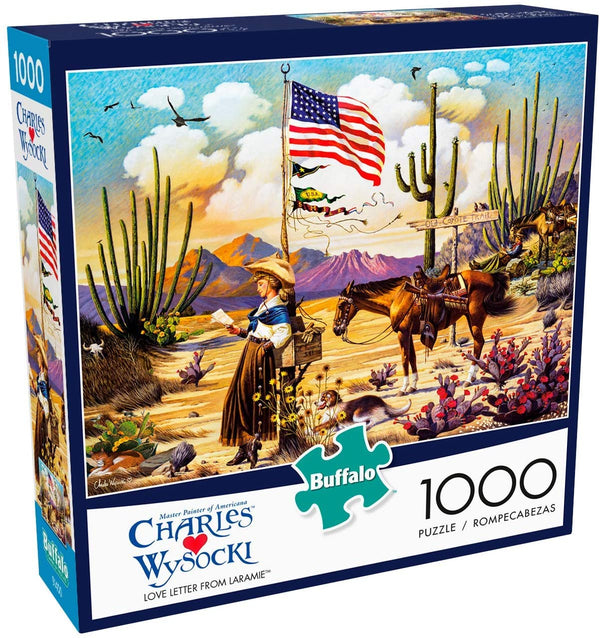 Buffalo Games - Charles Wysocki - Love Letter from Laramie - 1000 Piece Jigsaw Puzzle