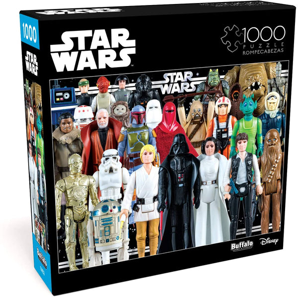 Star Wars - Vintage Action Figures - 1000 Piece Jigsaw Puzzle