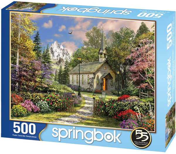 Springbok Mountain View Chapel - 500 Piece Puzzle - Large 19
