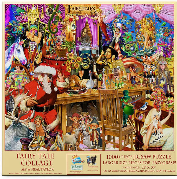 Sunsout - Fairy Tale Collage XL Jigsaw Puzzle (1000 Pieces)