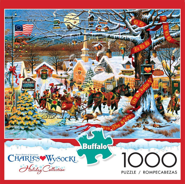 Buffalo Games Charles Wysocki: Small Town Christmas - 1000 Piece Jigsaw Puzzle by Buffalo Games