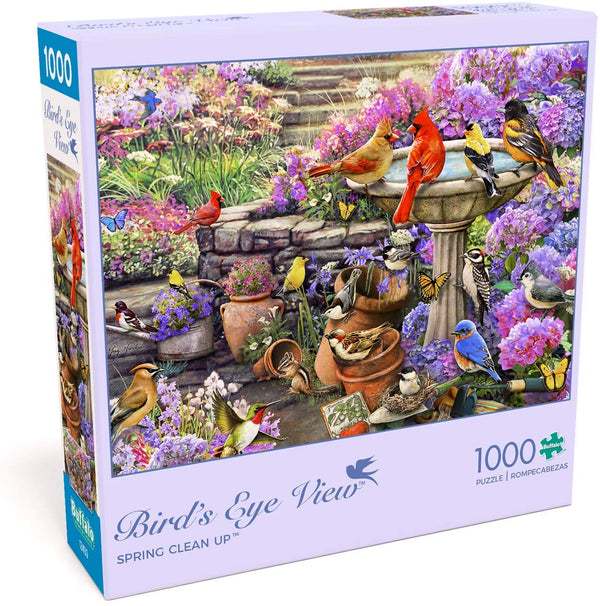 Buffalo Games - Bird's Eye View Collection - Spring Clean Up - 1000 Piece Jigsaw Puzzle