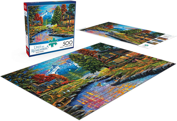Buffalo Games Dewie Hollow Jigsaw Puzzle from The Days to Remember Collection (500 Pieces)