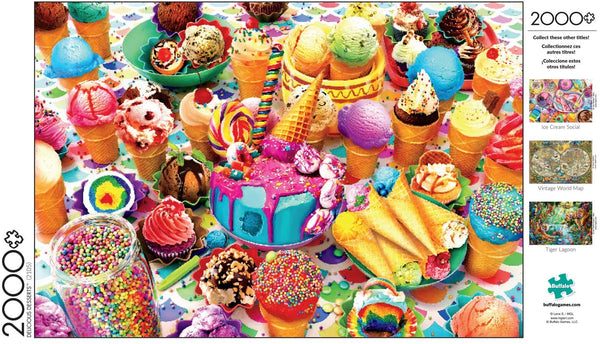 Buffalo Games - Delicious Desserts - 2000 Piece Jigsaw Puzzle