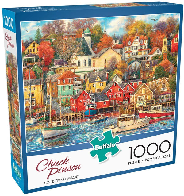Buffalo Games - Good Times Harbor - 1000 Piece Jigsaw Puzzle
