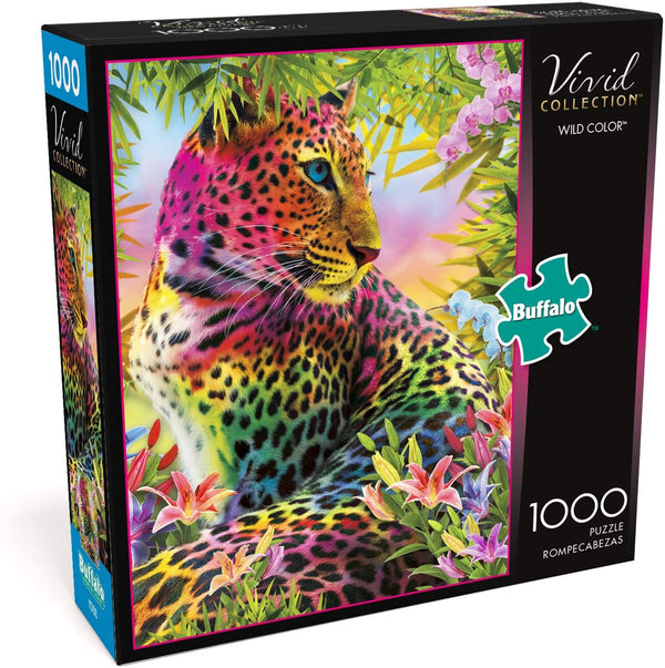 Buffalo Games - Vivid Collection - Wild Color - 1000 Piece Jigsaw Puzzle