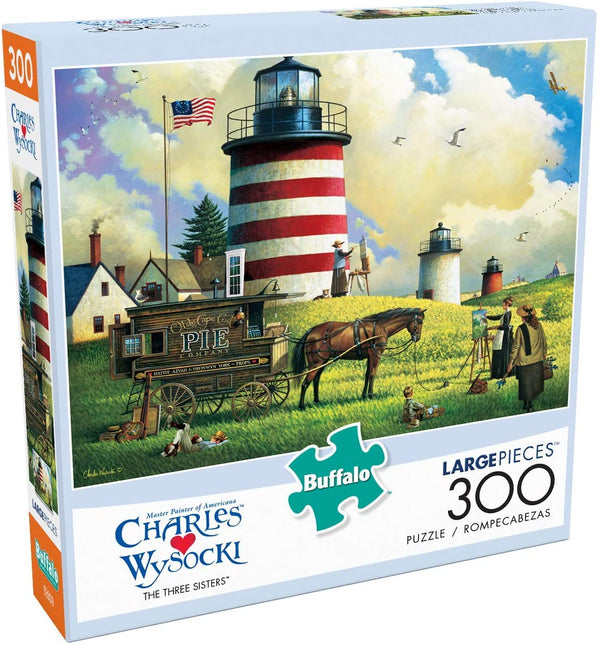 Buffalo Games - Charles Wysocki - The Three Sisters - 300Piece Jigsaw Puzzle