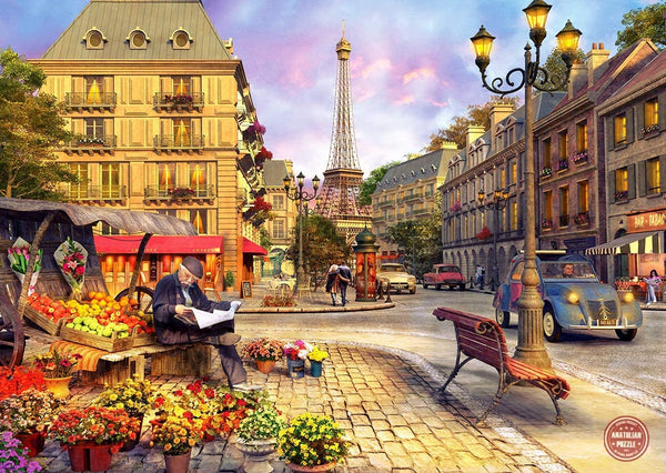 Anatolian - Paris Street Life Jigsaw Puzzle (1500 Pieces)