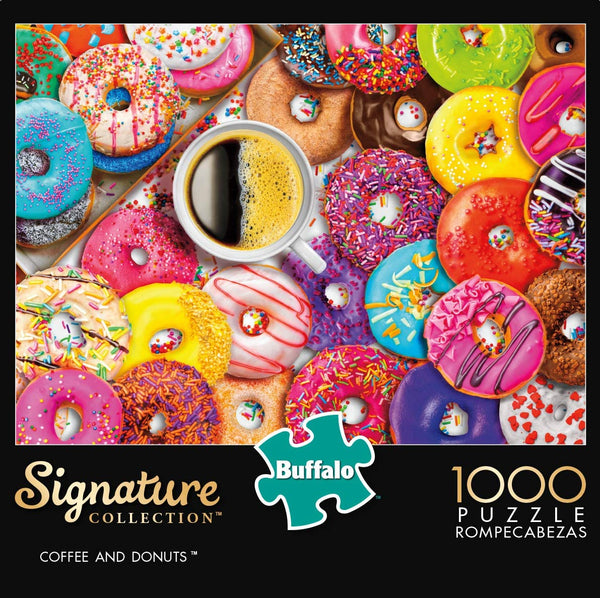 Buffalo Games - Signature Collection - Coffee and Donuts by Aimee Stewart - 1000 Piece Jigsaw Puzzle