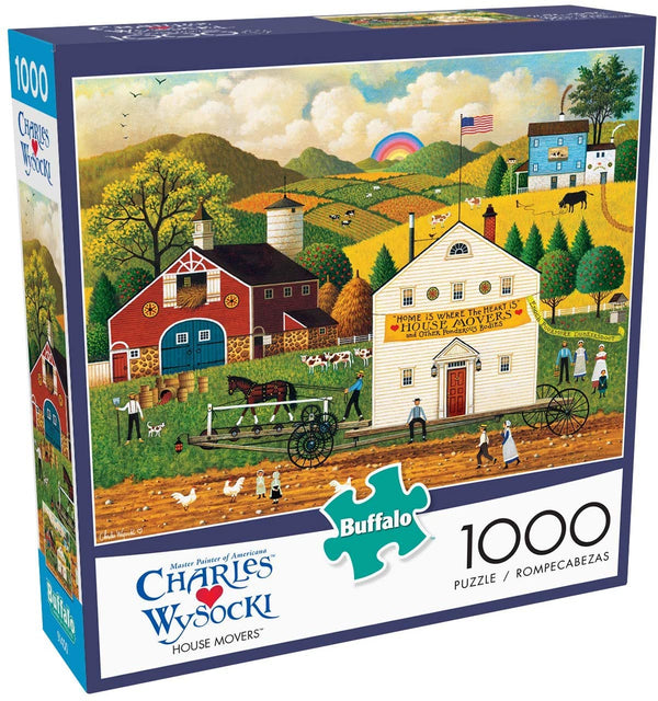 Buffalo Games - Charles Wysocki - House Movers - 1000 Piece Jigsaw Puzzle